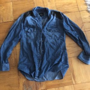 Rails Tencel Denim Button Down Shirt